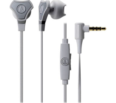 AUDIO TECHNICA  SonicFuel ATH-CHX5iSWH Headphones - White